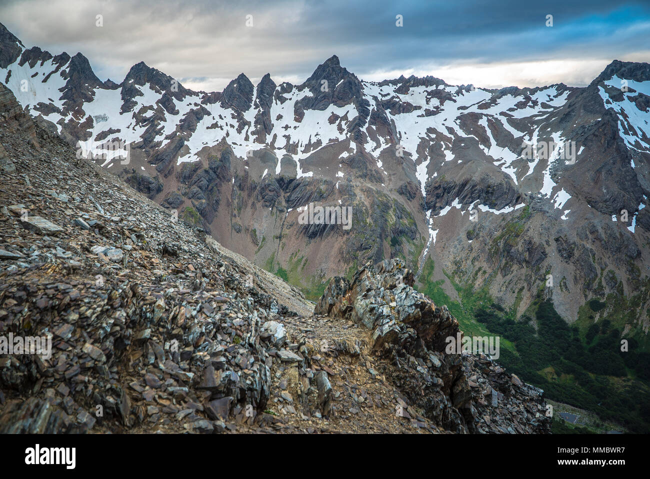 Ushuaia Landscapes and Nature Stock Photo