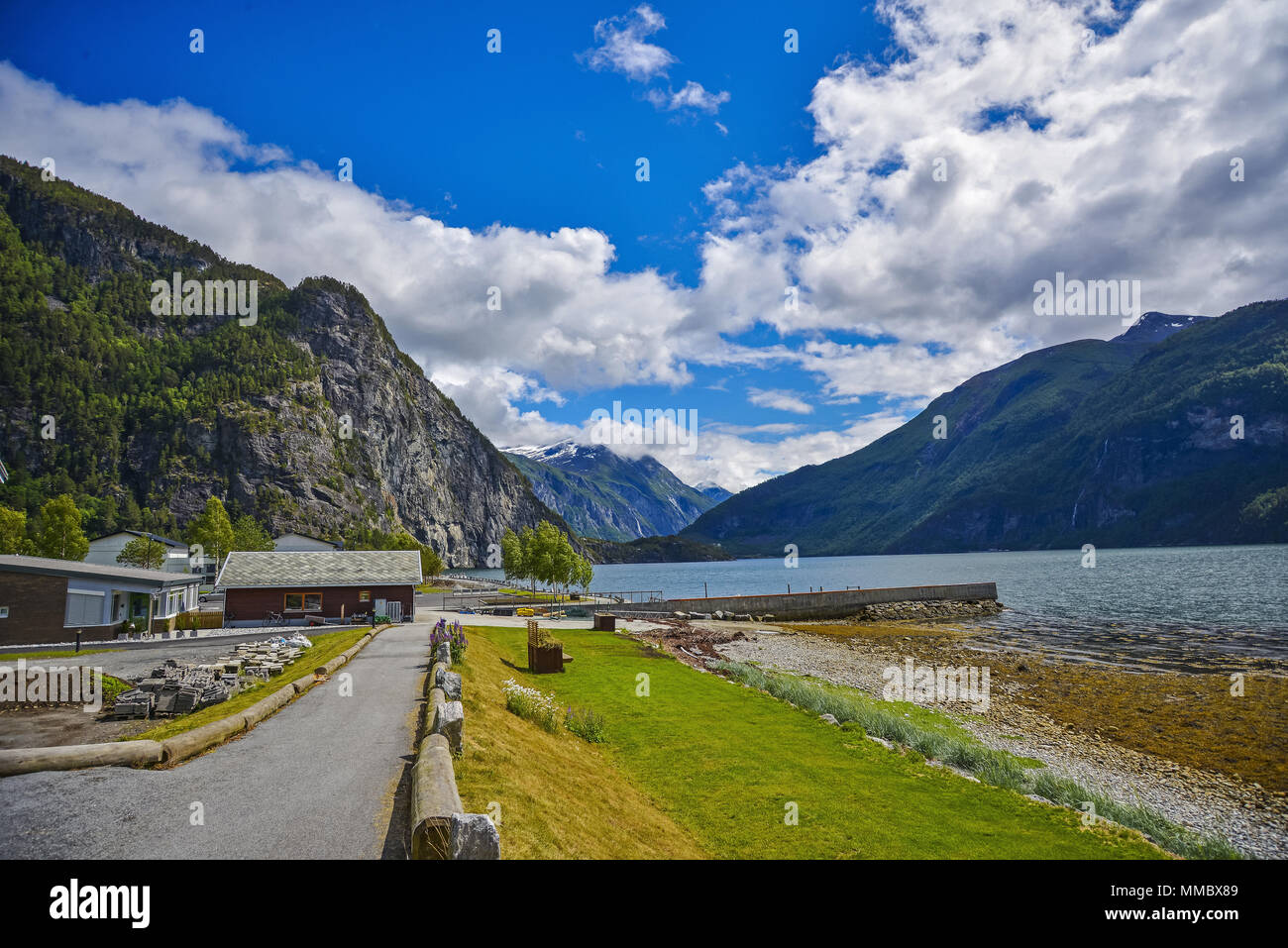 Norway Landscapes through the Fjords Stock Photo - Alamy