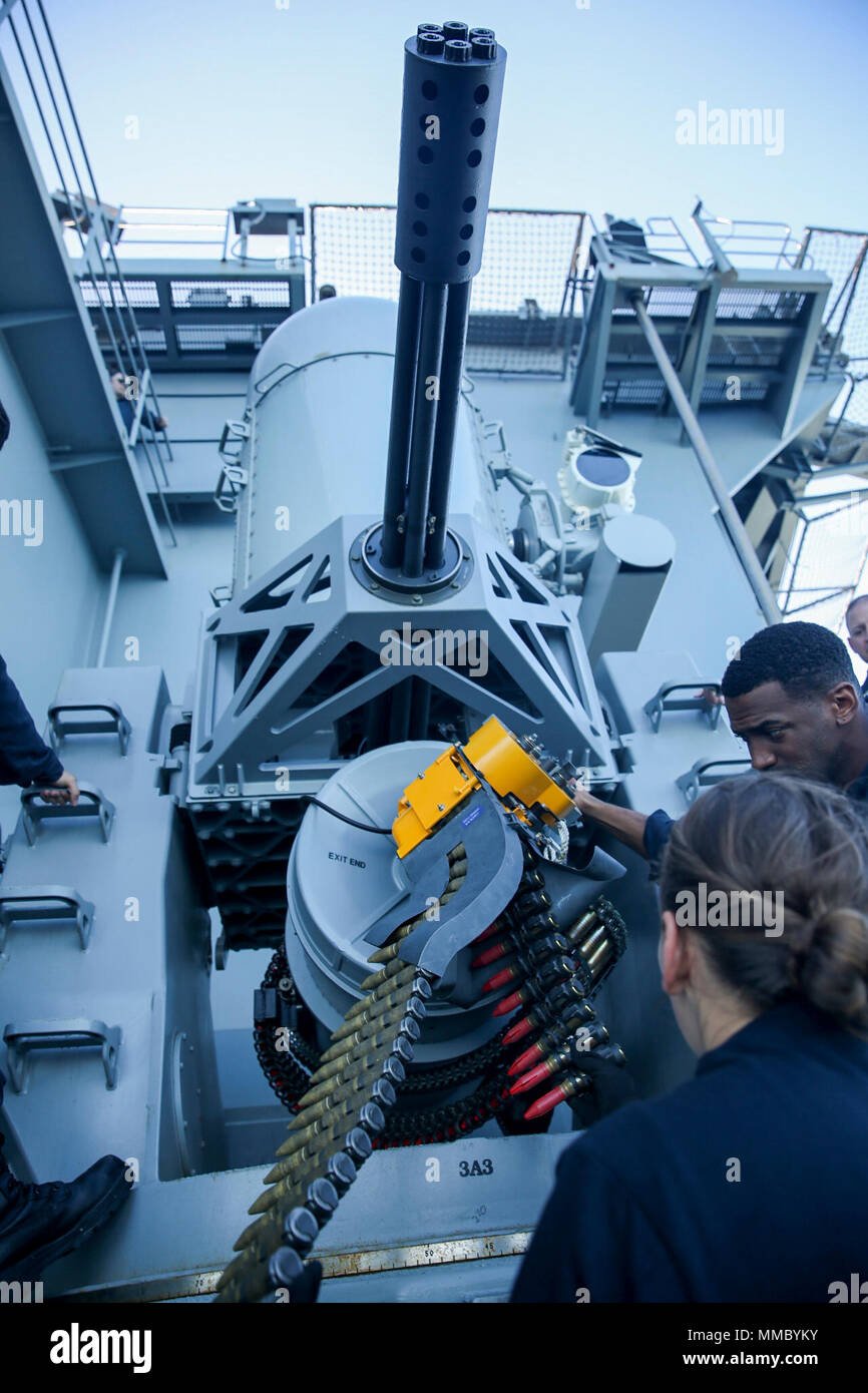 171005-N-FB291-0172 ATLANTIC OCEAN (Oct. 5, 2017) Fire Controlman 2nd ...