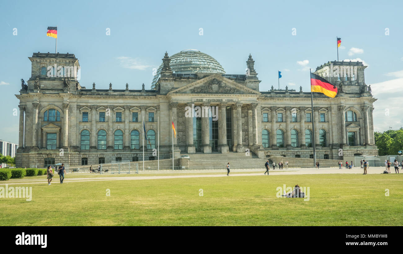 Reichstag, Berlin, Germany. Stock Photo
