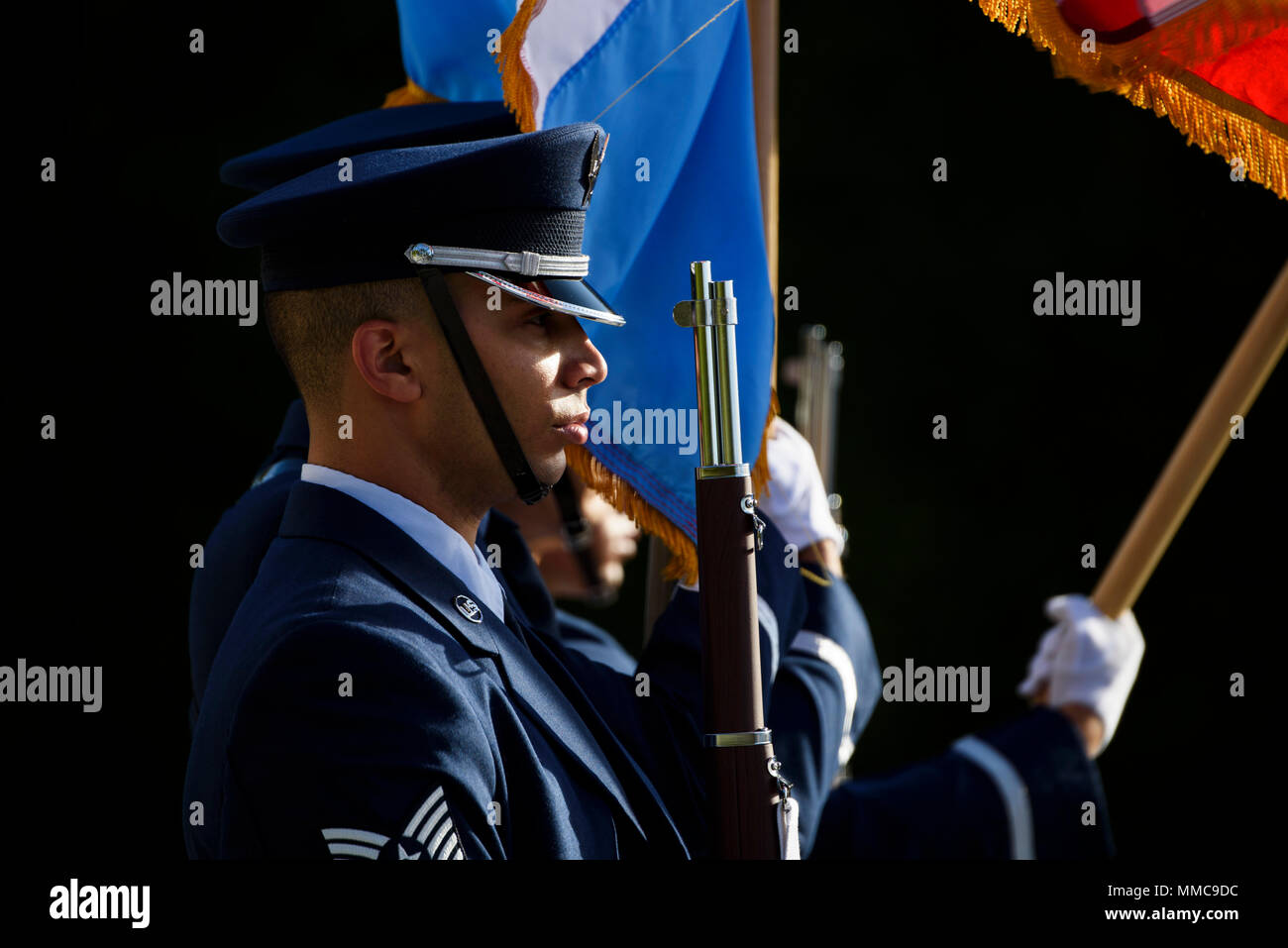 Tech. Sgt. Ryan Hines, Spangdahlem Air Base Honor Guard noncommissioned ...