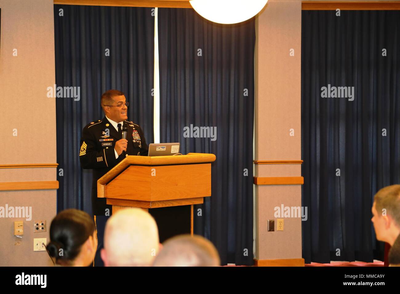 Sgt. Maj. Estevan Sotorosado, training sergeant major for the U.S. Army