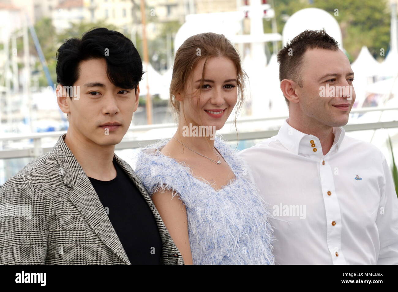 Cannes, France. 10th May, 2018. Actor Teo Yoo, actress Irina