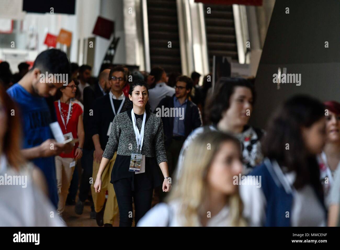 Turin, Italy. 10th May, 2018. Turin Opening of the Book Fair 2018. In the picture: Credit: Independent Photo Agency/Alamy Live News Stock Photo