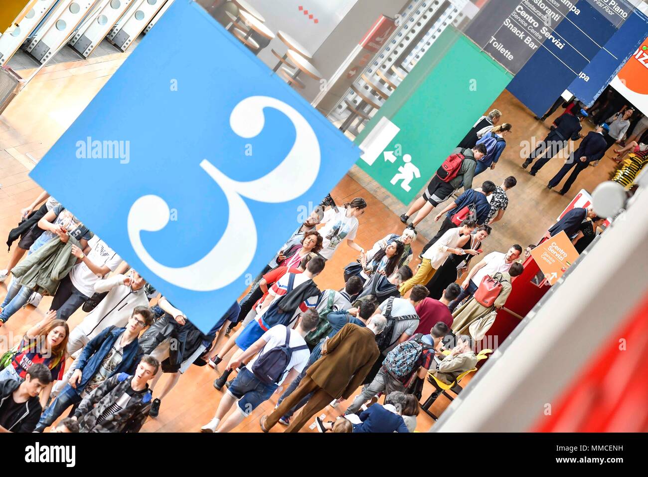 Turin, Italy. 10th May, 2018. Turin Opening of the Book Fair 2018. In the picture: Credit: Independent Photo Agency/Alamy Live News Stock Photo