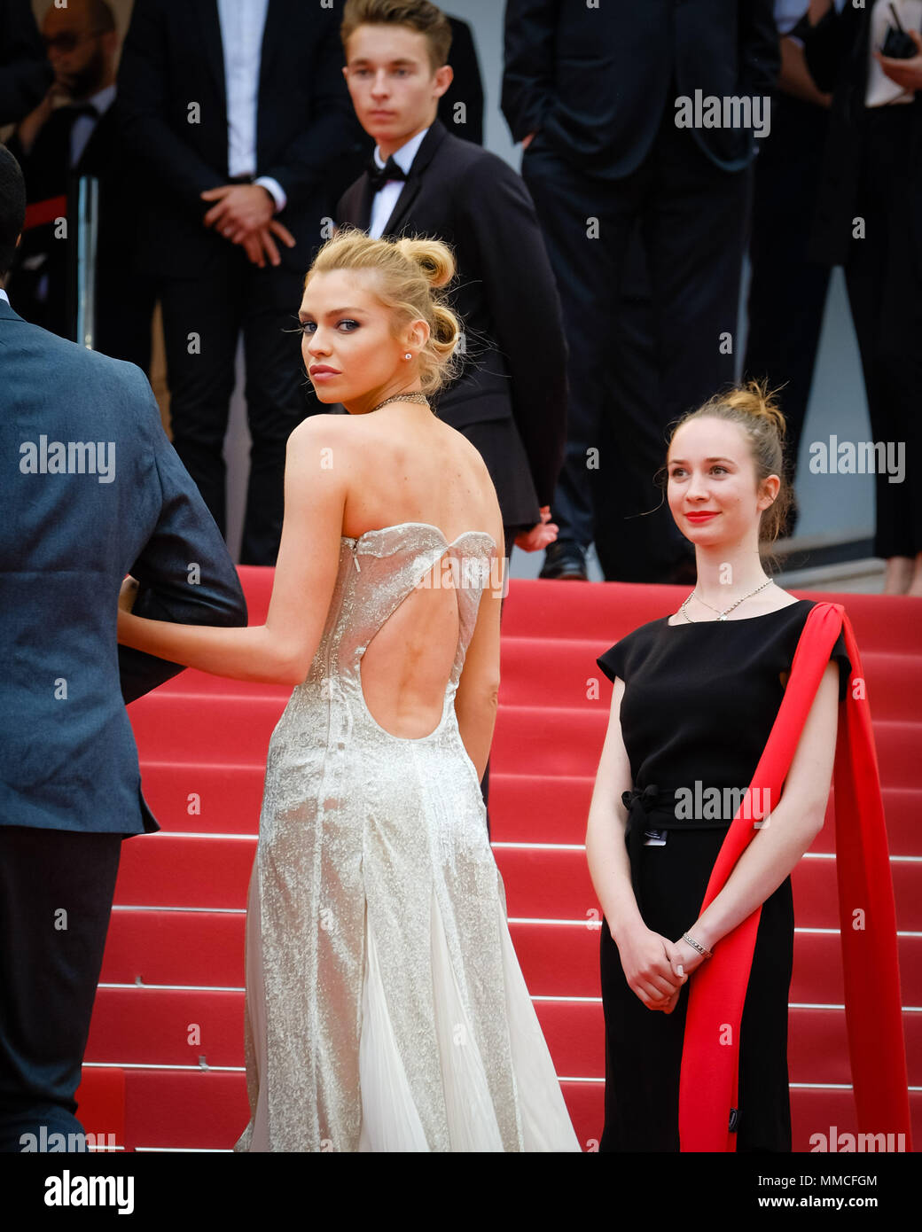 Cannes, France. 10th May, 2018. Stella Maxwell at the Sorry Angel Red Carpet Event on Thursday 10 May 2018 as part of the 71st International Cannes Film Festival held at Palais des Festivals, Cannes. The French title of the film is Plaire, aimer et courir vite . Pictured: Stella Maxwell. Picture by Credit: Julie Edwards/Alamy Live News Stock Photo