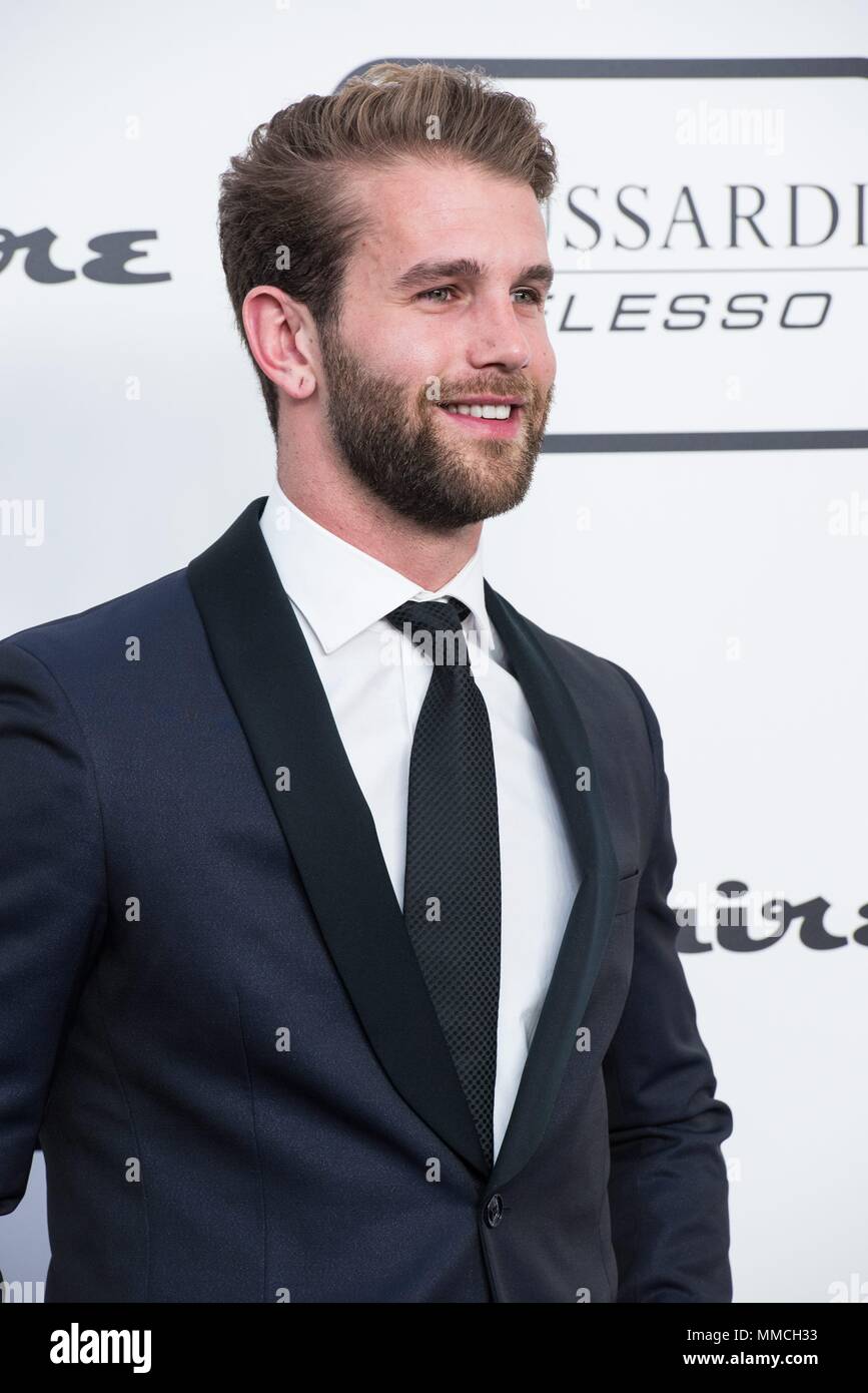 Andre Hamann attends tribute of Esquire Magazine to the Italian culture  through the new Fragrance of Trussardi Riflesso in the Italian Embassy in  Madrid the 10th of may of 2018 Cordon Press