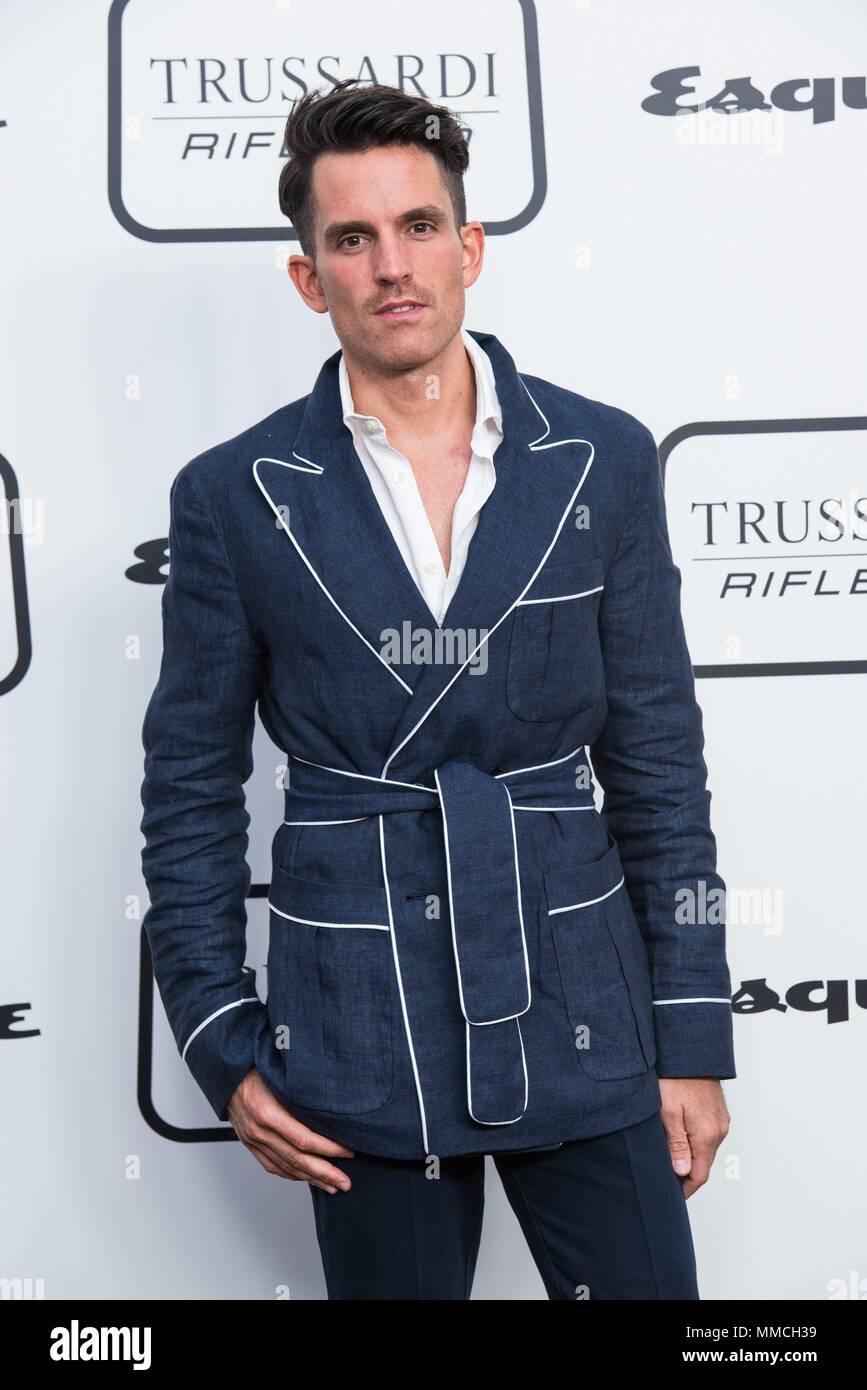 Alberto Ortiz Rey attends tribute of Esquire Magazine to the Italian  culture through the new Fragrance of Trussardi Riflesso in the Italian  Embassy in Madrid the 10th of may of 2018 Cordon