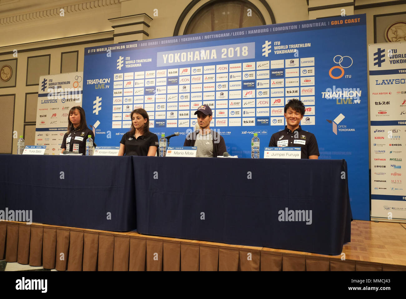 2018/05/10 Yokohama, Press Conference of the ITU World Triathlon