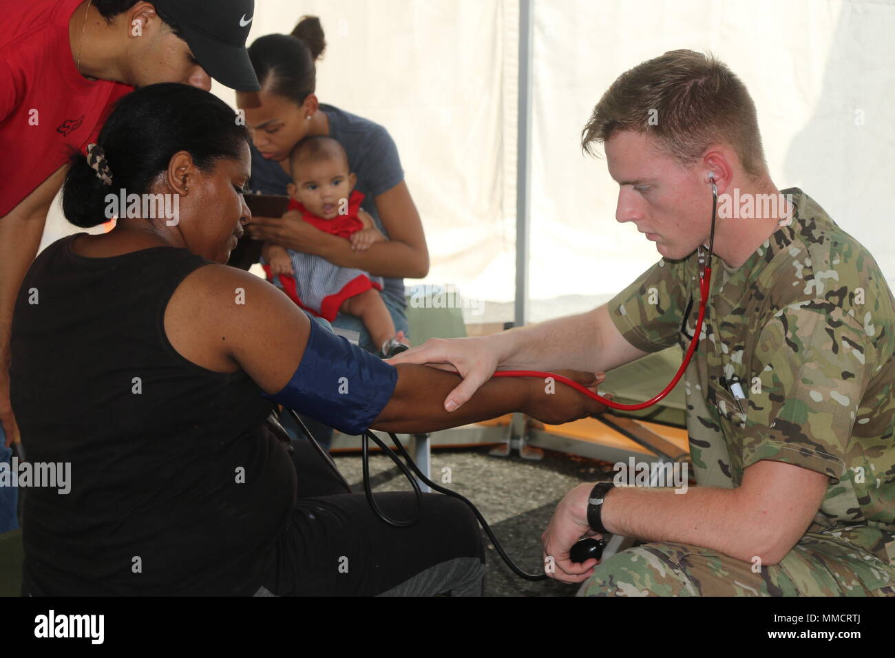 Private First Class Leon Good, a Combat Aviation Brigade Medic