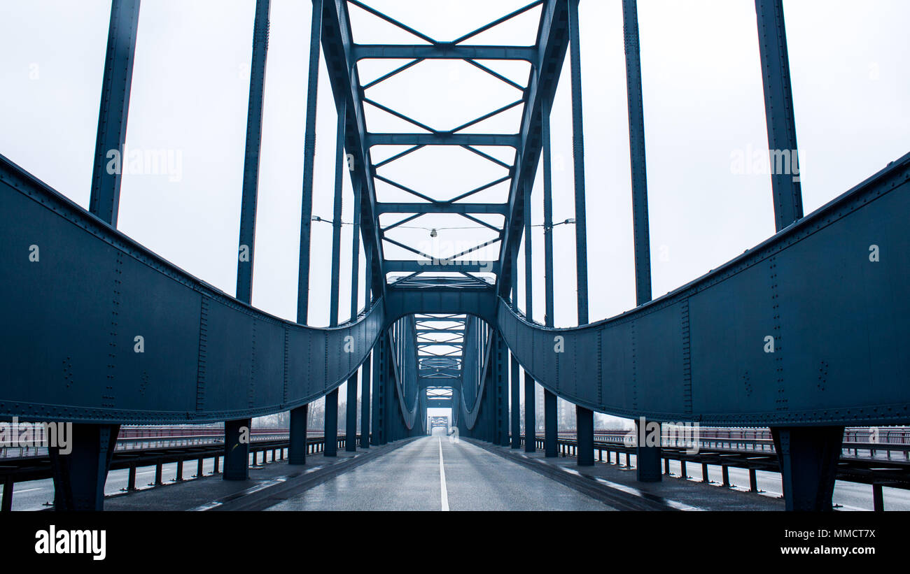 A bridge in Hamburg, Germany Stock Photo Alamy