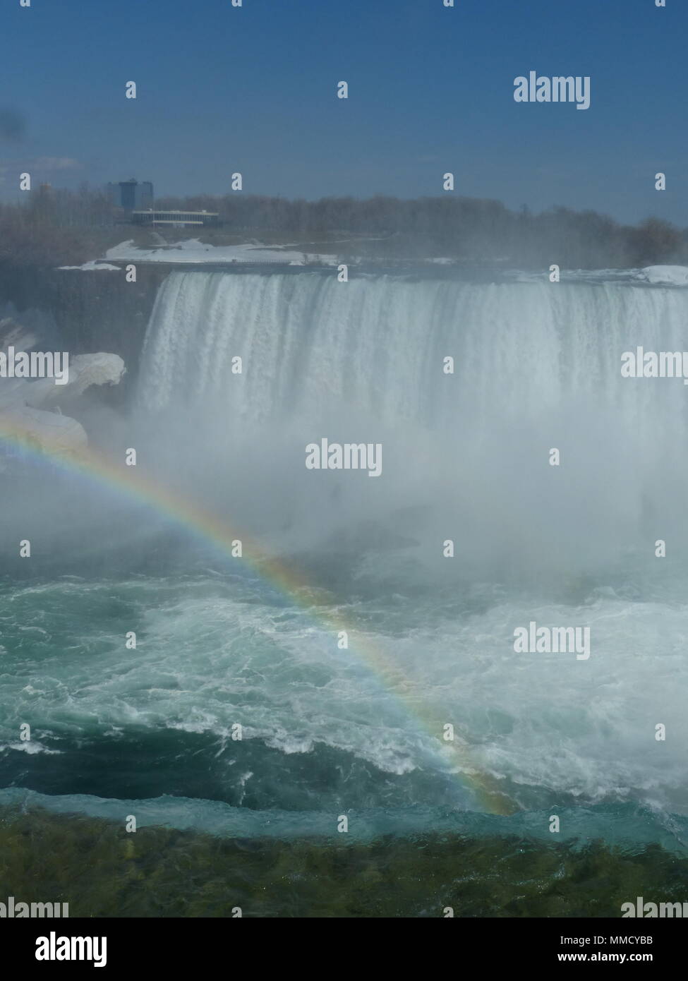 Niagara Falls viewed from Ontario, Canada Stock Photo