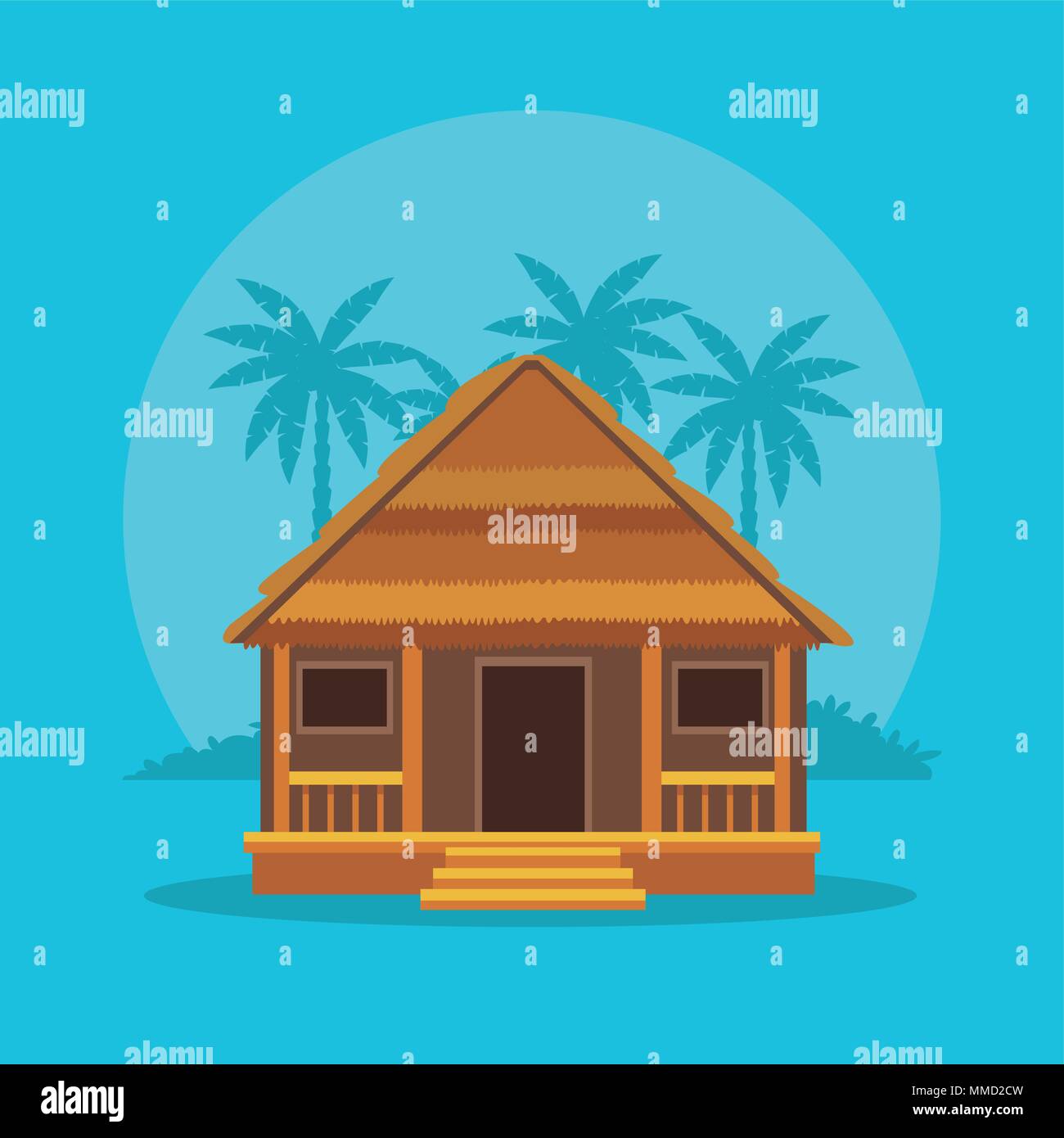 Summer and beach concept Stock Vector Image & Art - Alamy