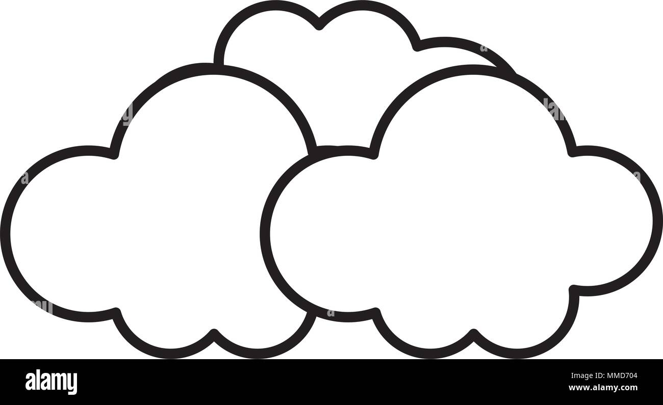 line nature clouds design weather in the sky Stock Vector Image & Art ...