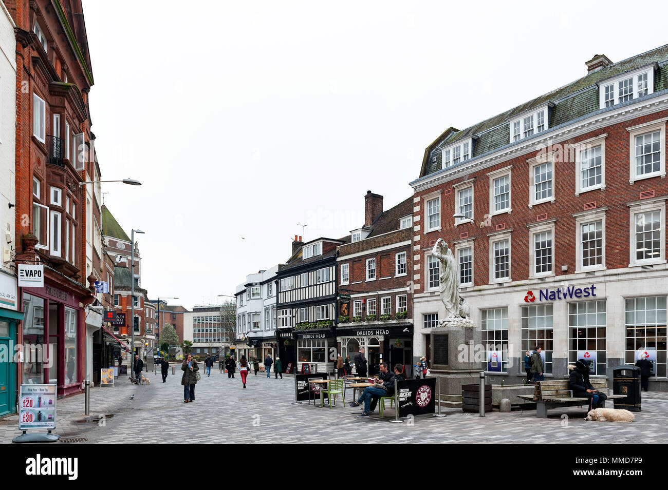Kingston upon Thames, United Kingdom April 2018 Kingston Market