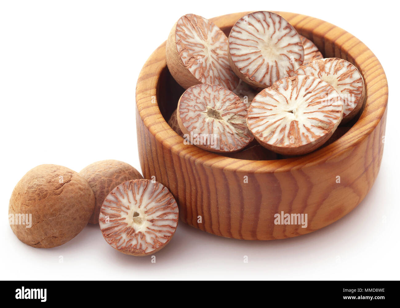 Betel nut over white background Stock Photo - Alamy