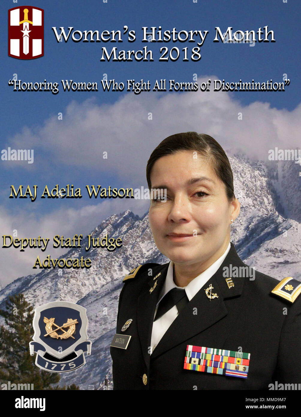 A military woman who was most influential to me in my career, and