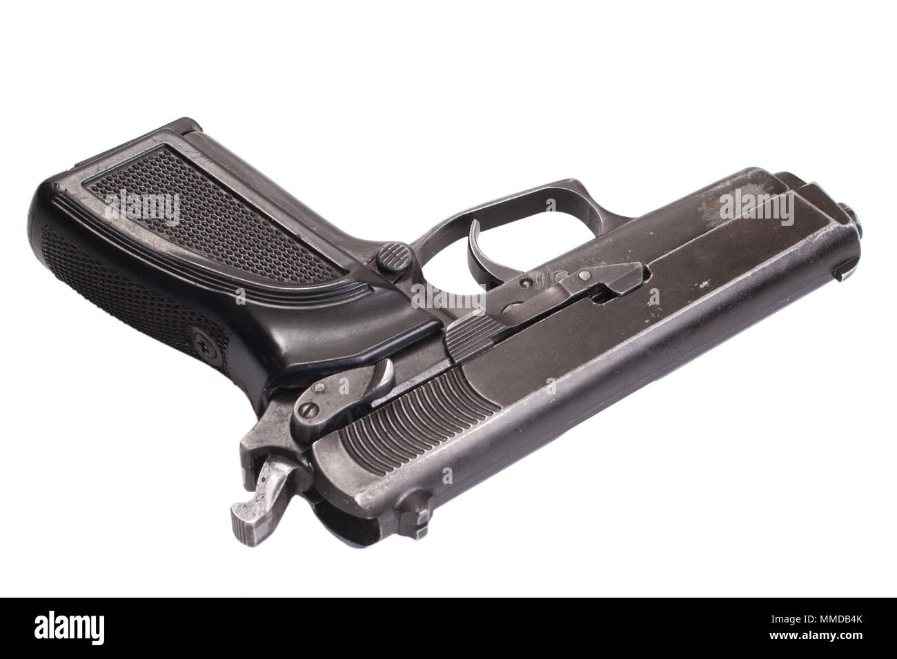 hand gun isolated on white background Stock Photo - Alamy