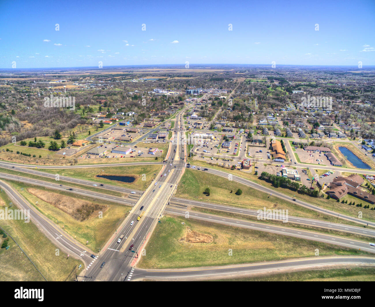 Twin cities aerial minnesota hires stock photography and images Alamy