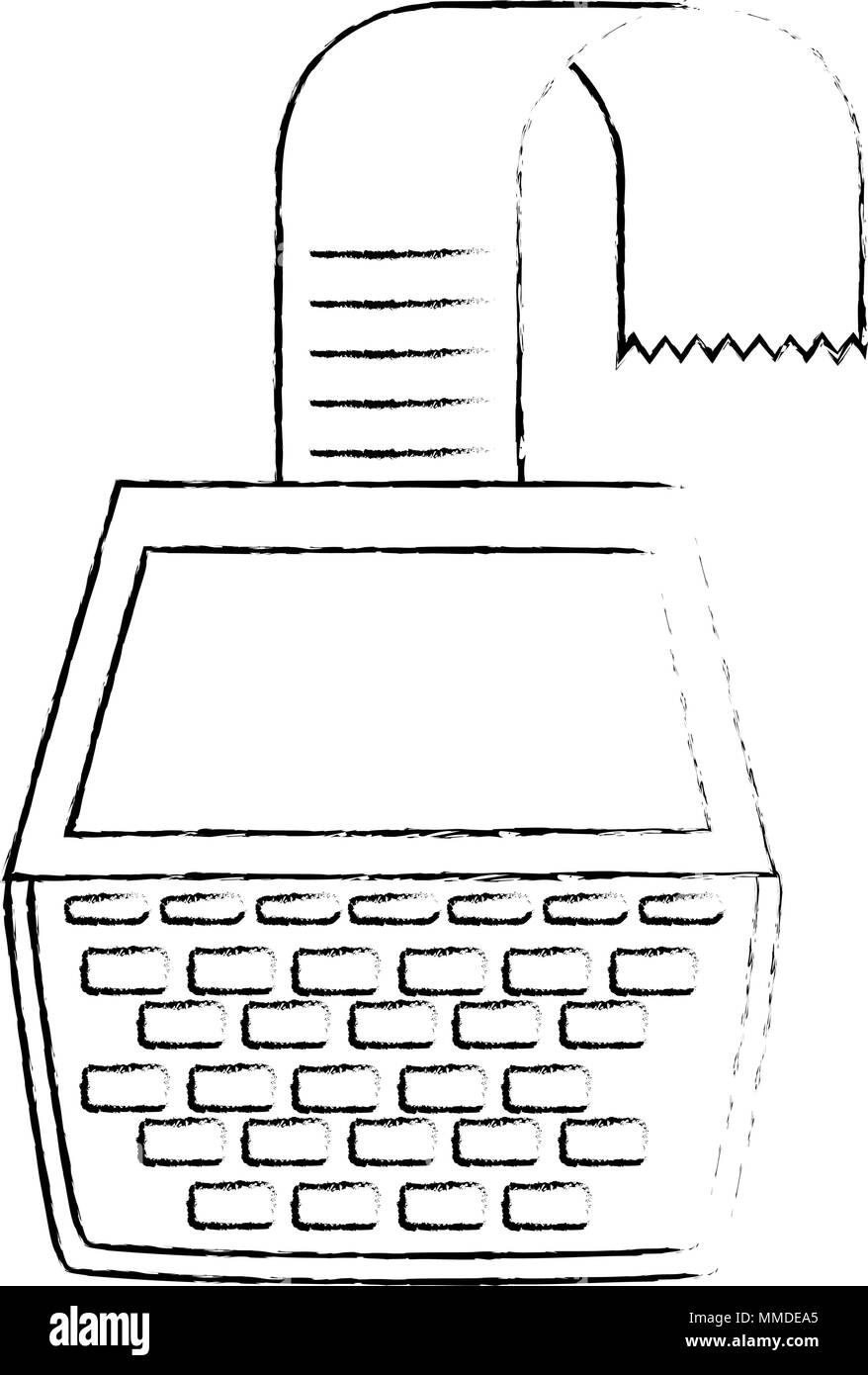 Counting machine Stock Vector Images - Alamy