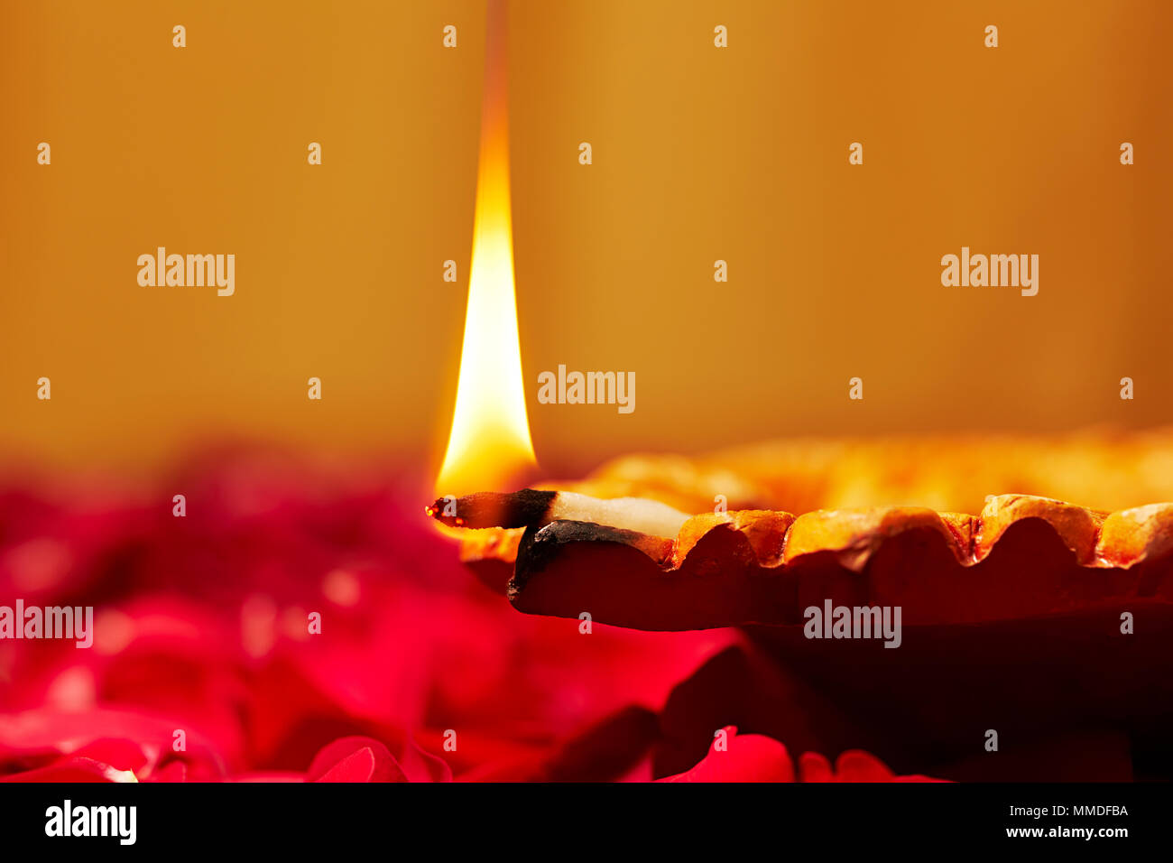 Burning diya hi-res stock photography and images - Alamy