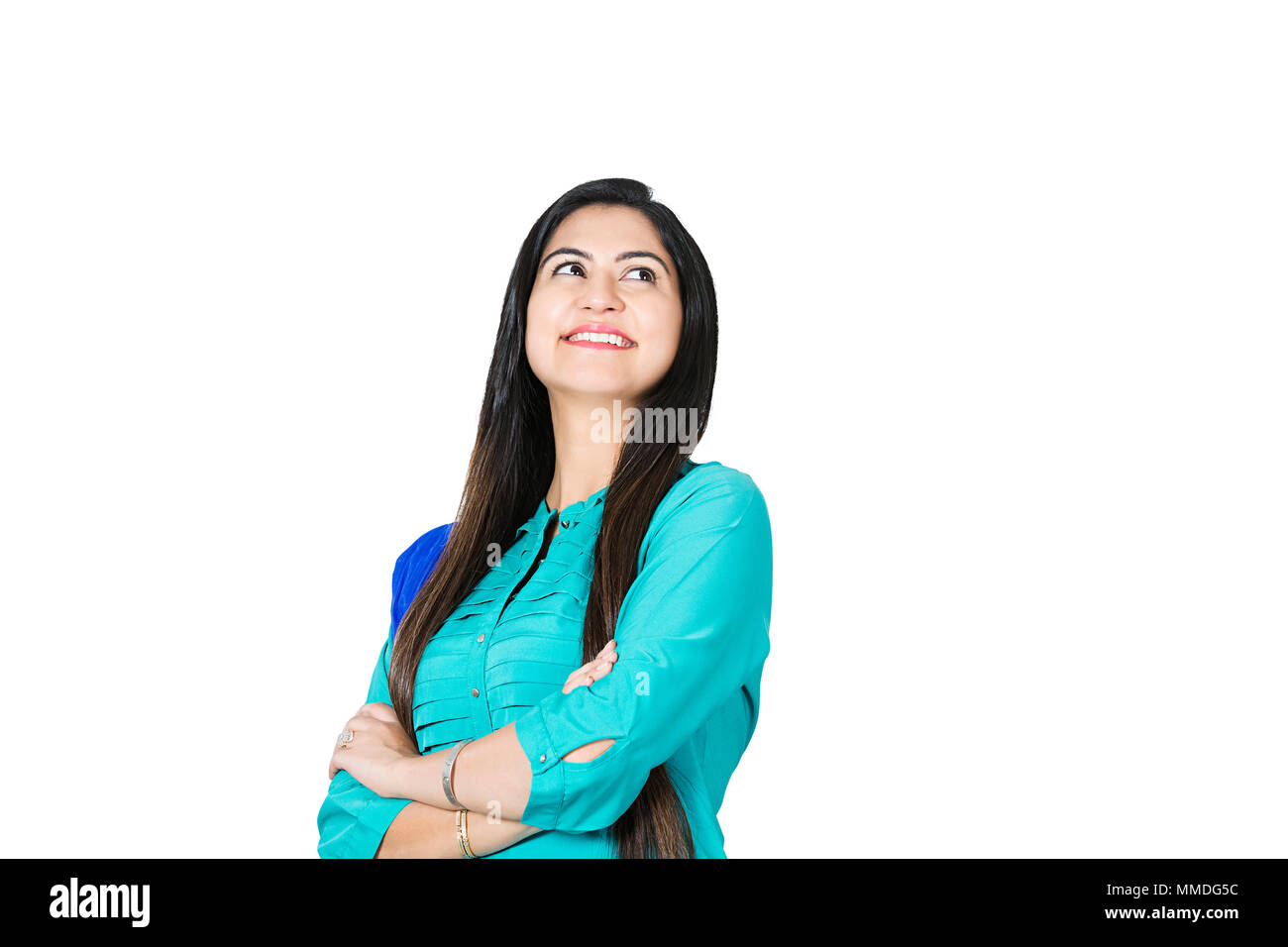 Woman crossed arms hi-res stock photography and images - Alamy