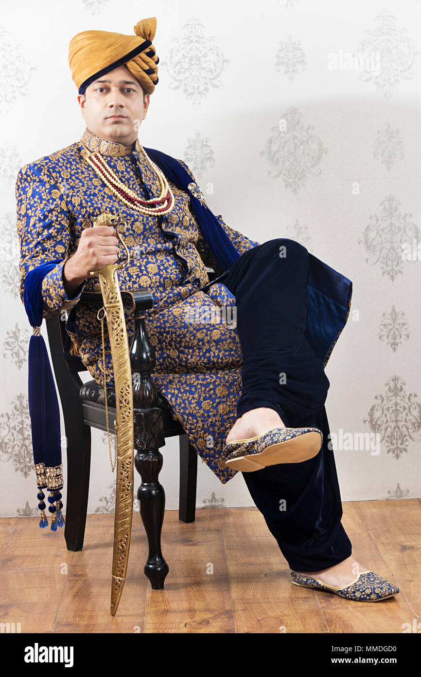 Image of Two male models wearing sherwani / jodhpuri or kurta  pyjama-PT489300-Picxy