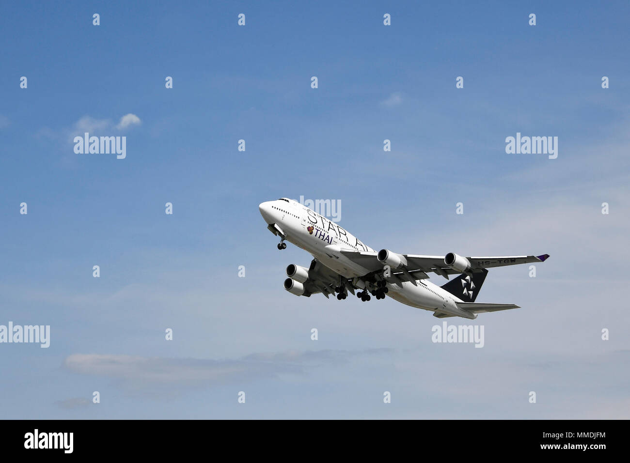 Thai, Airways, Boeing, B 747, 400, Star Alliance, Aircraft ...