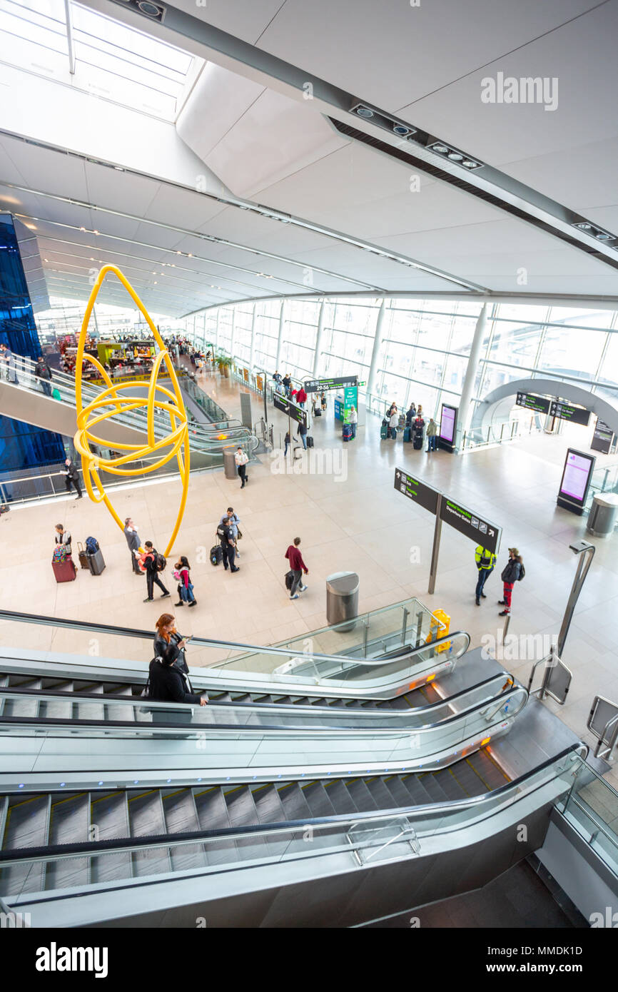 Dublin, Ireland May 8th, 2018 The new Terminal 2 at Dublin Airport