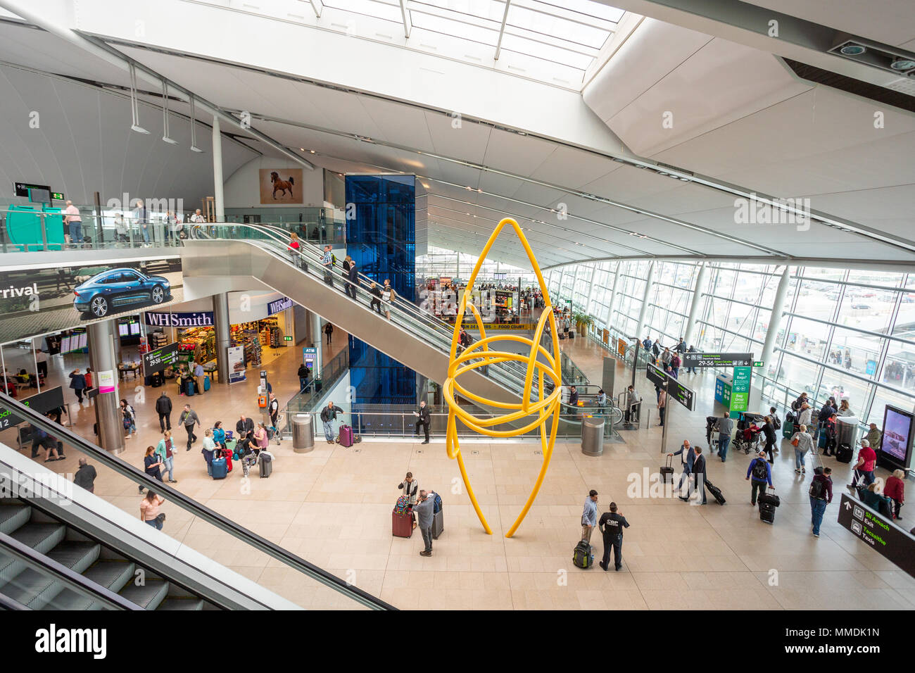 Dublin, Ireland May 8th, 2018 The new Terminal 2 at Dublin Airport