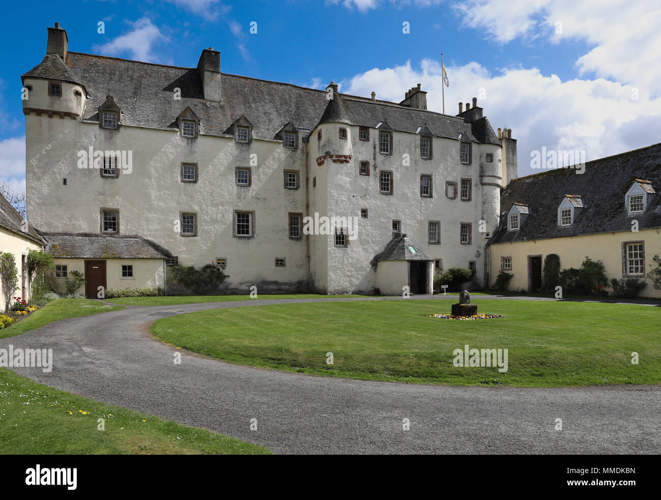 Traquair is Scotland’s Oldest Inhabited House in the Scottish Borders Stock Photo