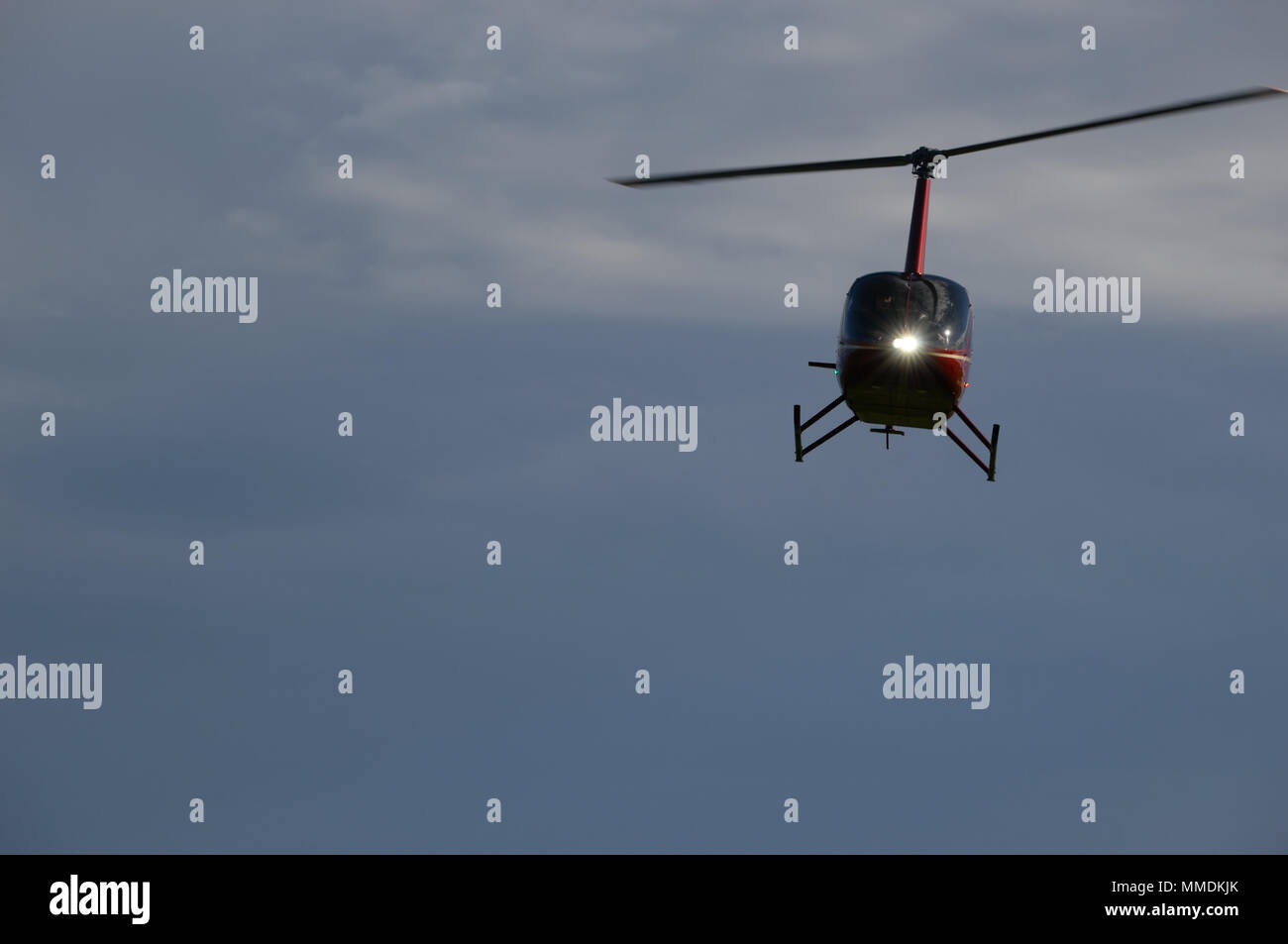 Robinson Helicopter Stock Photo