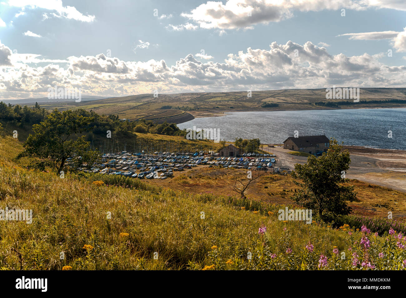 Grimwith reservoir home of the Yorkshire Dales Sailing Club Skipton