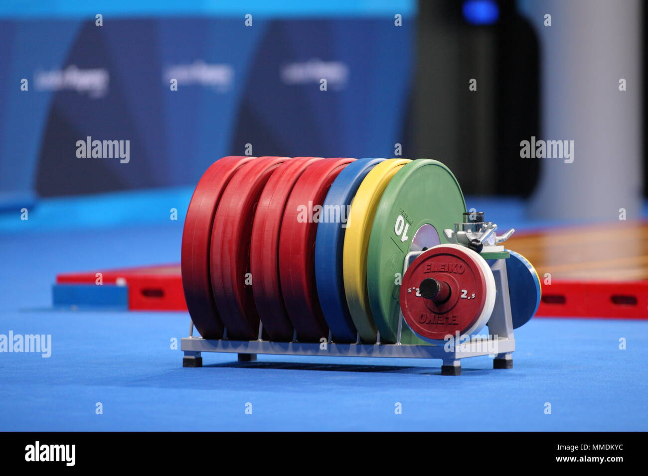 Weight lifting Arena during the London Prepares Olympic 2012 Test Event