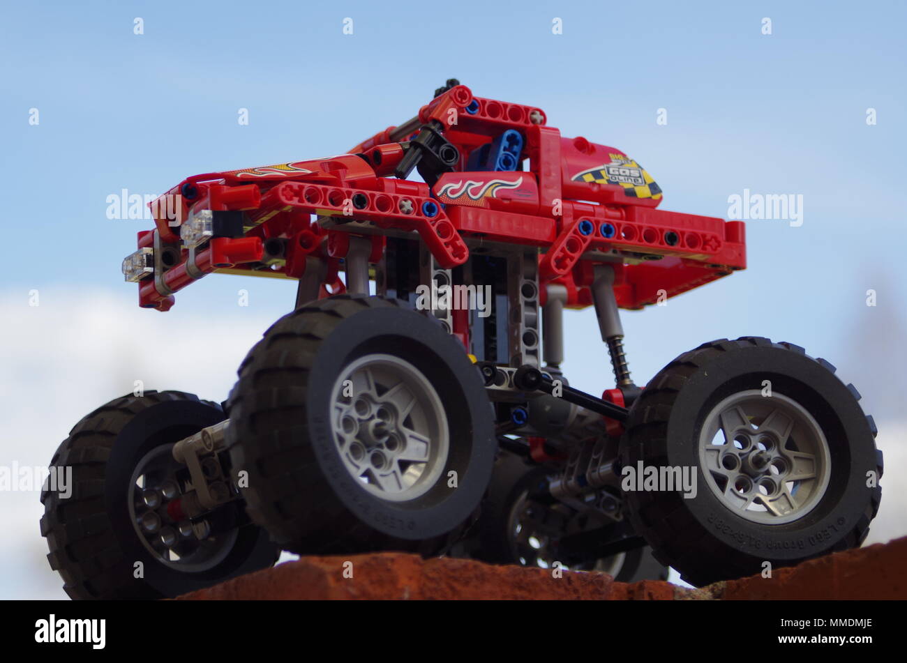 red toy monster truck