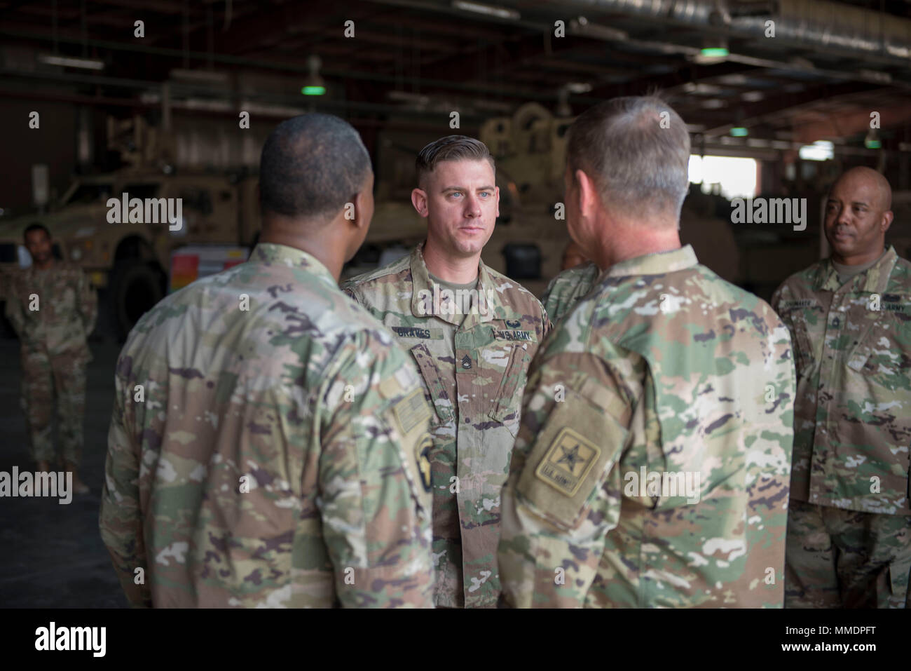 Staff Sgt. Joseph Graves, contract officer representative, Army Field ...