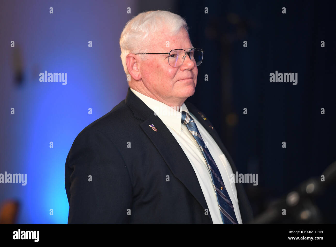 Retired U.S. Army Capt. Gary M. Rose attends the Medal of Honor reception at the Marriott Fairview Park in Falls Church, Virginia, Oct. 22, 2017. Rose will be awarded the Medal of Honor Oct. 23, 2017, for actions during Operation Tailwind in Southeastern Laos during the Vietnam War, Sept. 11-14, 1970. Then-Sgt. Rose was assigned to the 5th Special Forces Group (Airborne) at the time of the action.  (U.S. Army photo by Spc. Tammy Nooner) Stock Photo