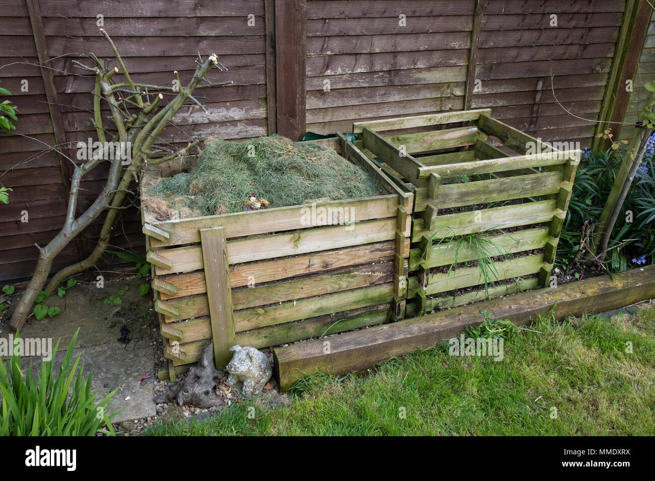 Grass cuttings compost heap hi-res stock photography and images - Alamy
