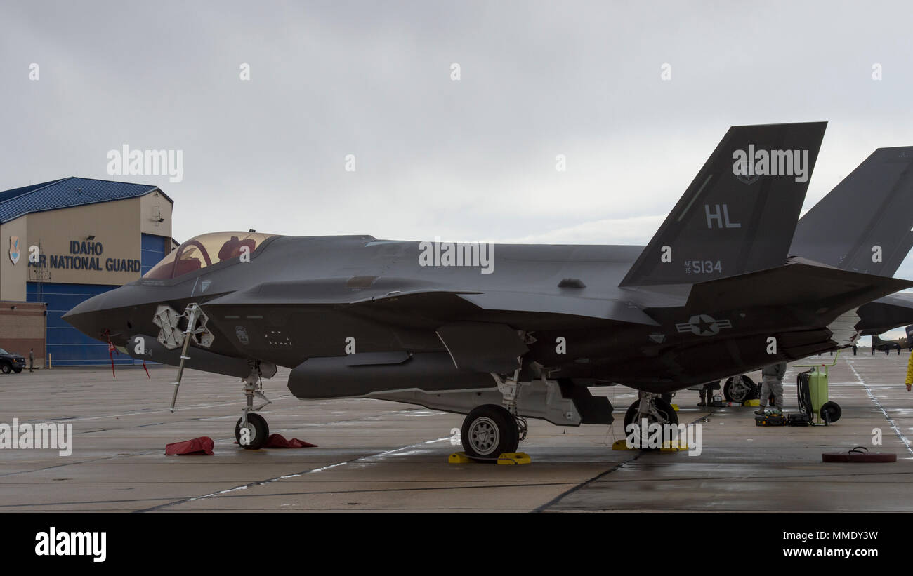 An F-35A, assigned to the 4th Fighter Squadron from Hill Air Force Base ...