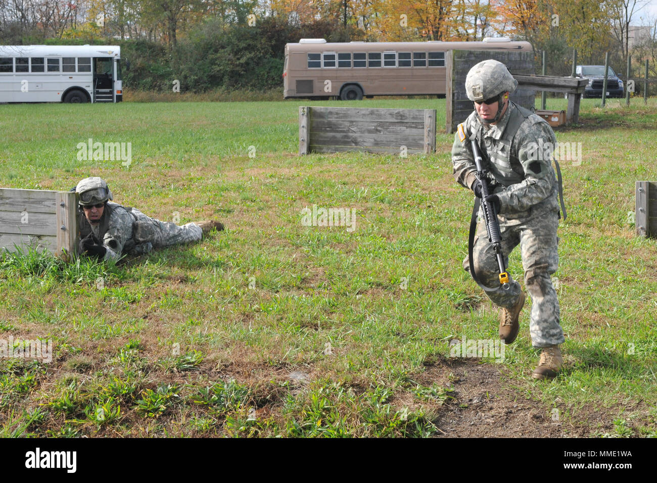 Soldiers with 28th Infantry Division Headquarters and Headquarters