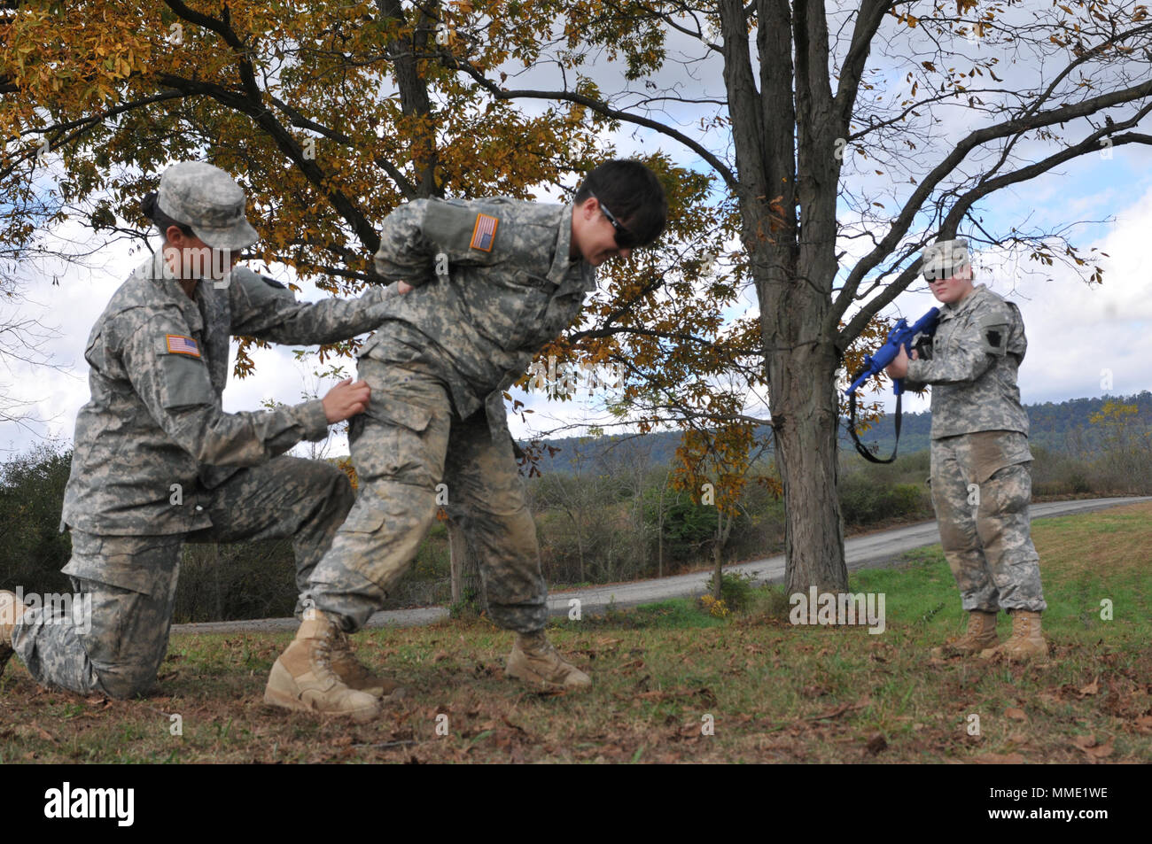 Soldiers with 28th Infantry Division Headquarters and Headquarters