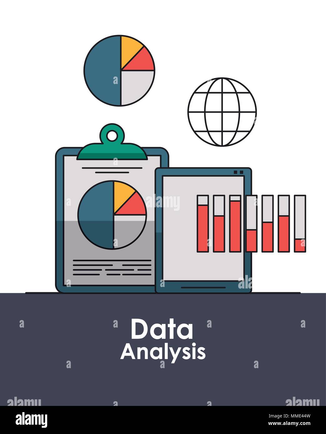Data analysis concept Stock Vector Image & Art - Alamy