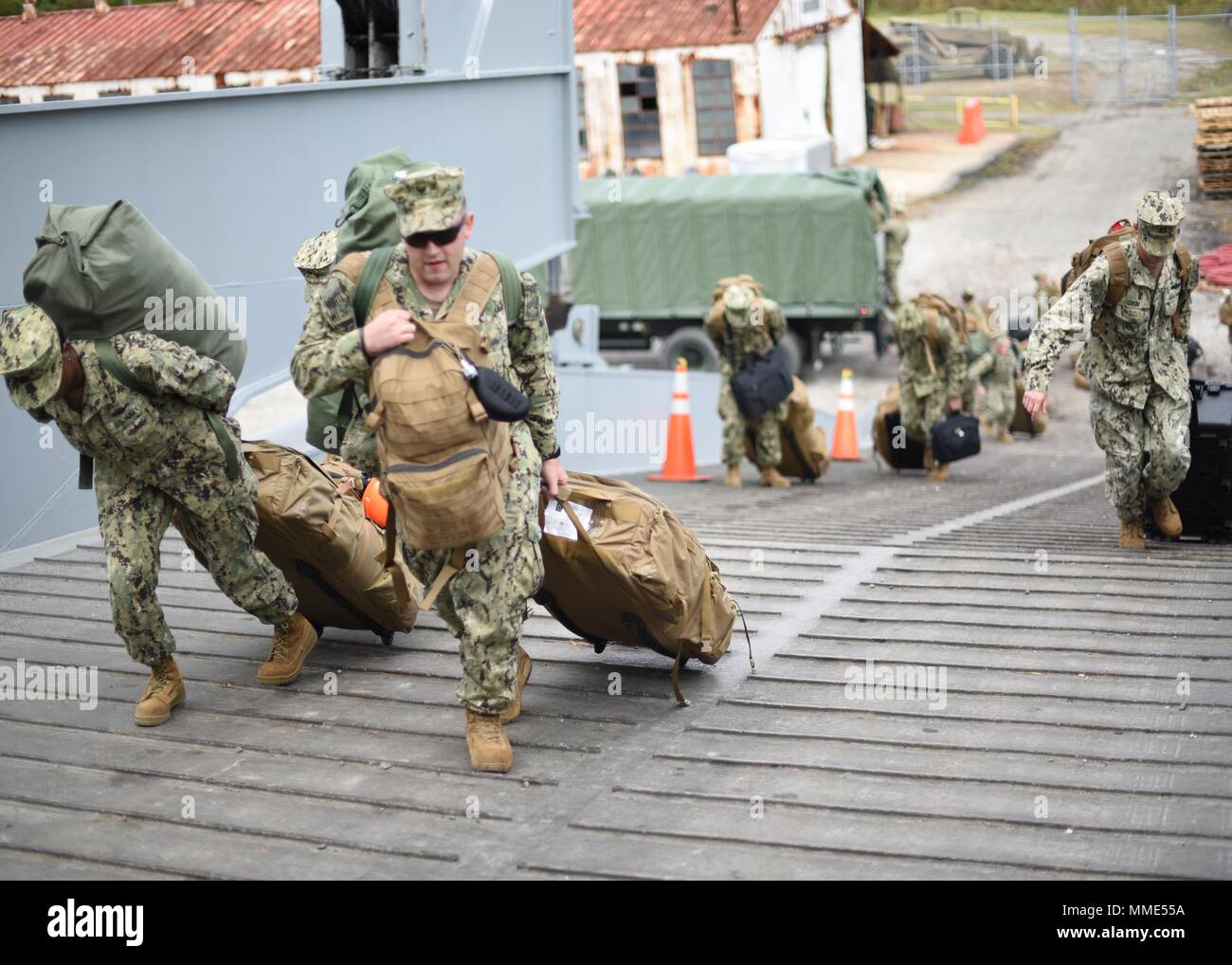 Navy cargo handling battalion one nchb 1 hires stock photography and
