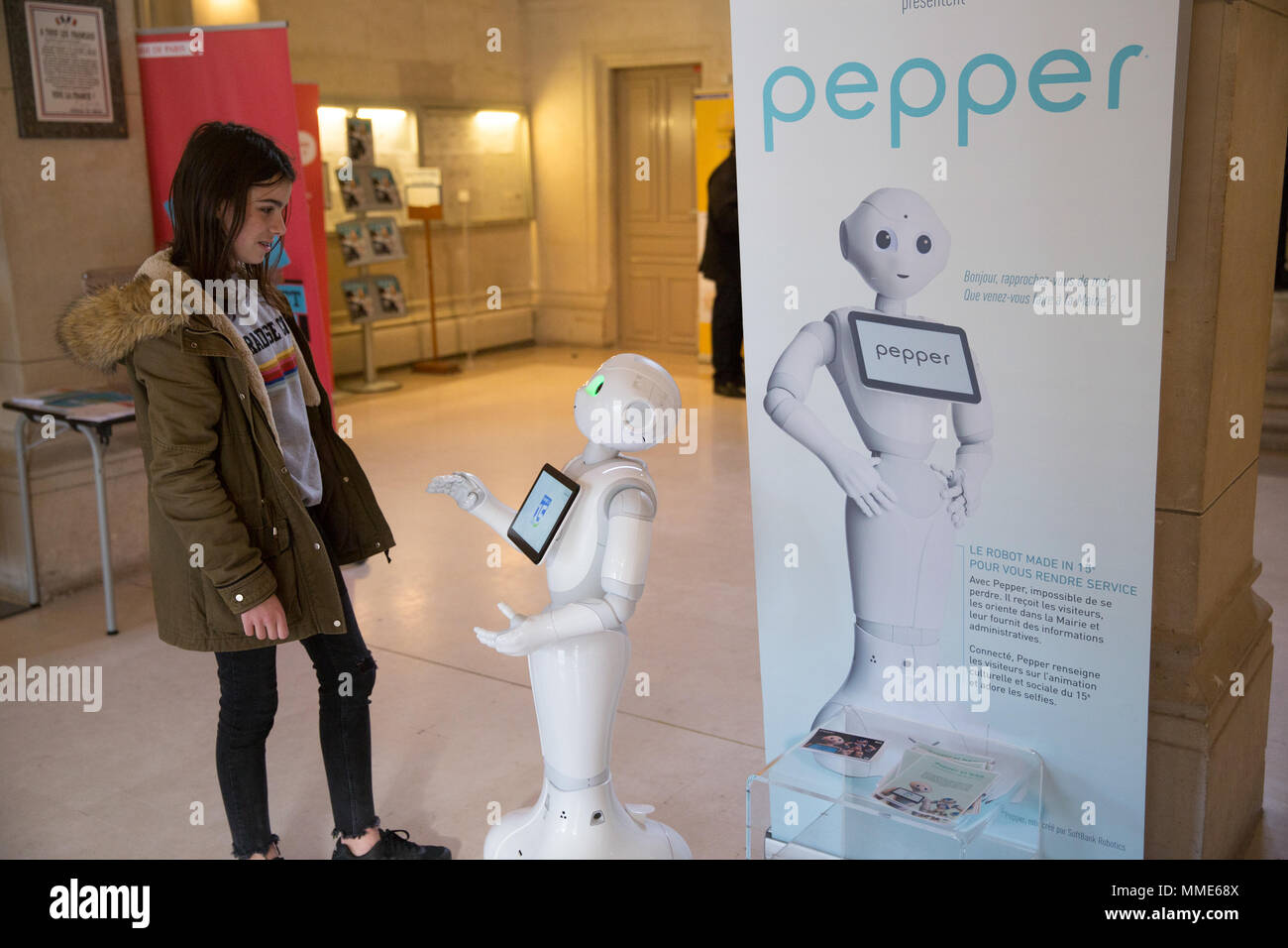 Pepper Robot Stock Photo Alamy