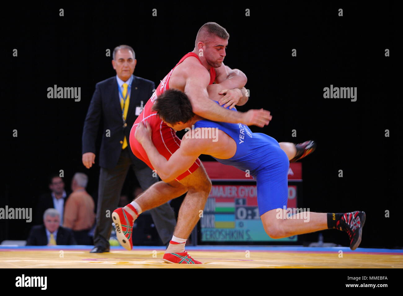 Markus Ragginger Men's Greco Roman Wrestling, FILA Competition program Gyorgy Rizmajer ...