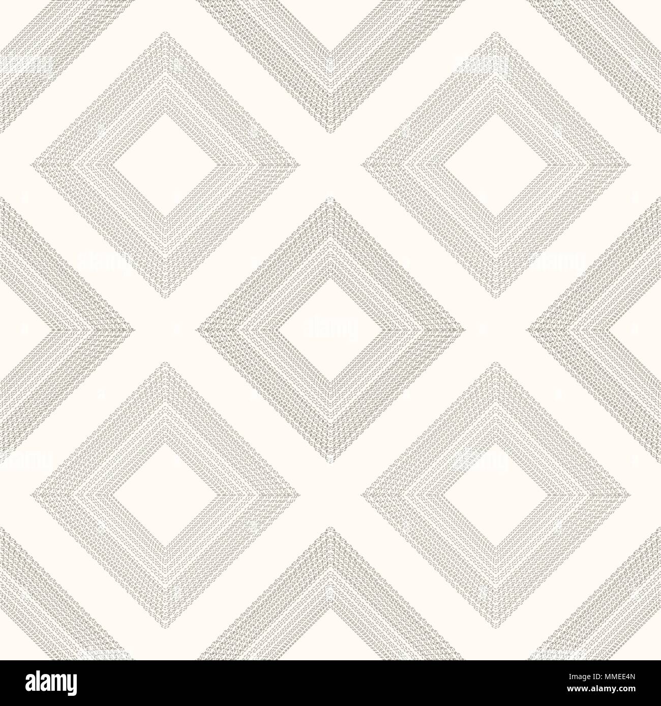 Geometrical pattern in dark gray colors, seamless vector background. Stock Vector