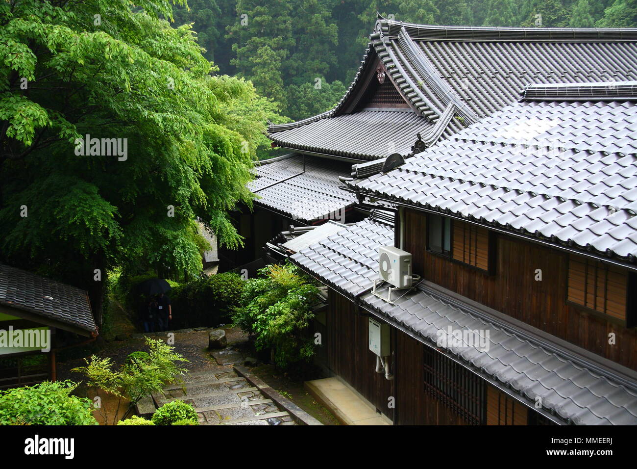 Japanese house in Ohara village near Kyoto Stock Photo
