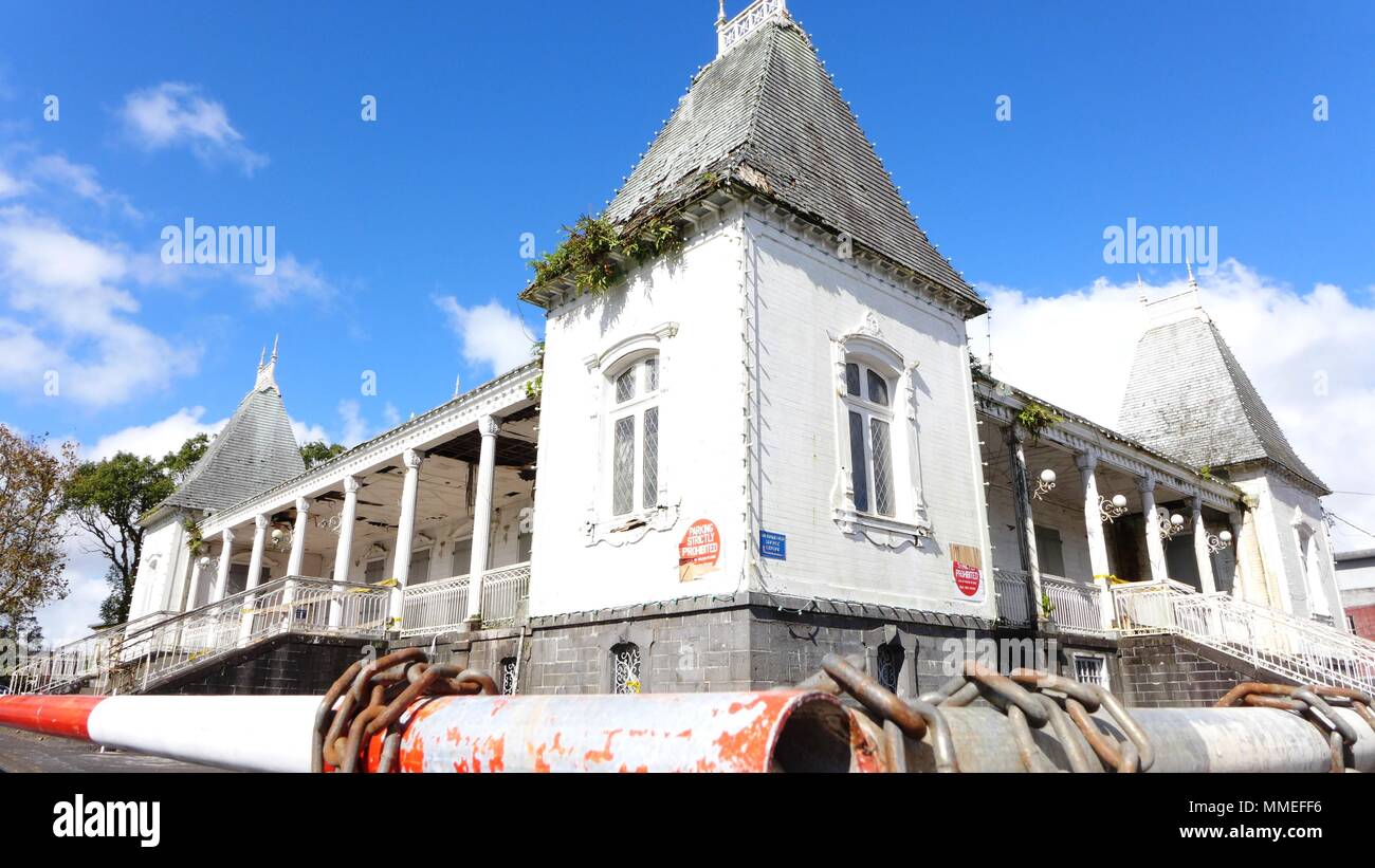 Hôtel de ville de Curepipe: le patrimoine de l’horreur Stock Photo