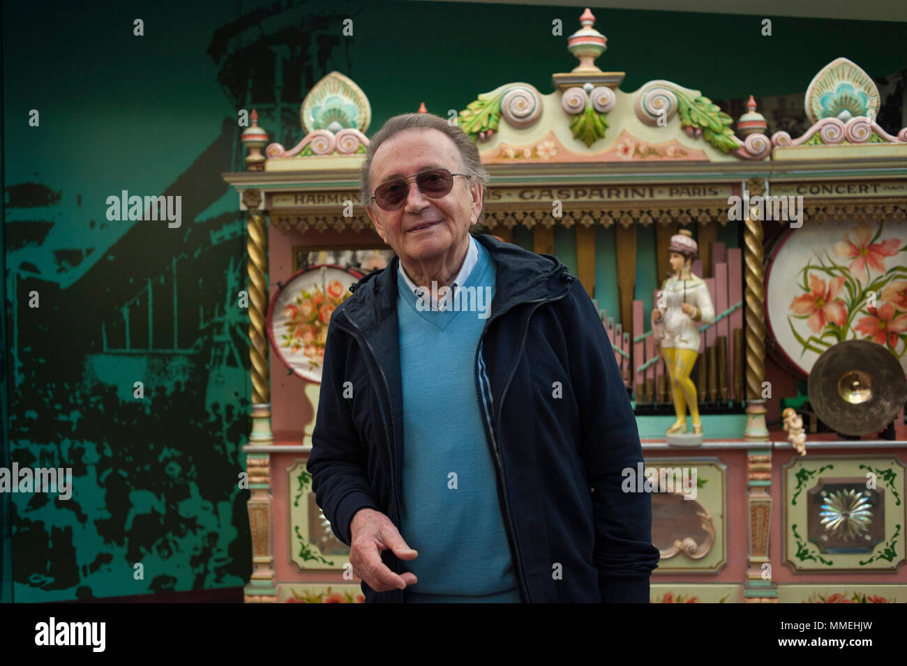 Bergantino, Rovigo. Tommaso Zaghiri, director of the Historical Museum of the carousel and the popular spectacle, Italy. Stock Photo