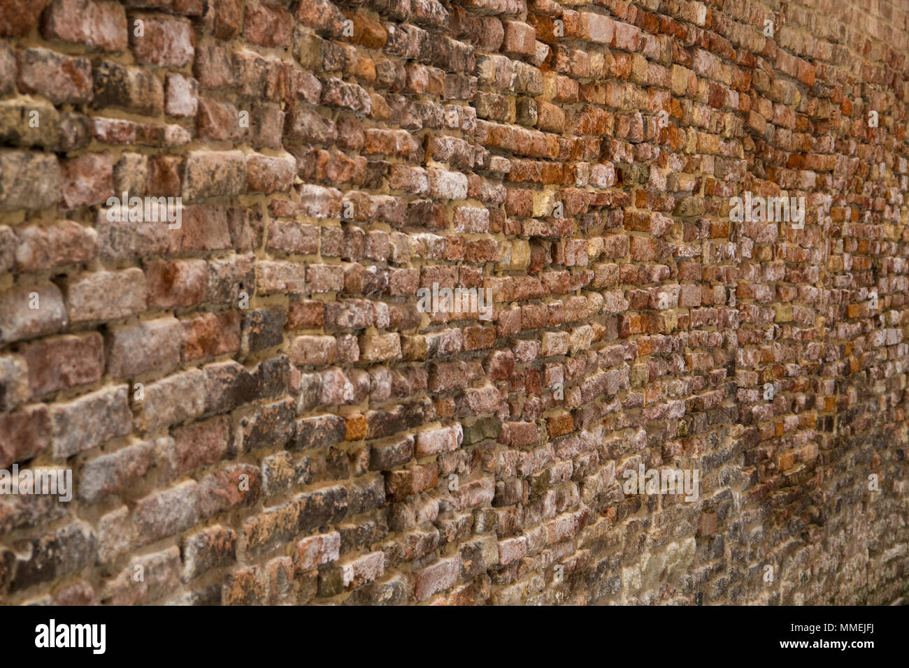 Brickwall In Perspective Stock Photo
